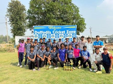 Winning  Cricket Tournament