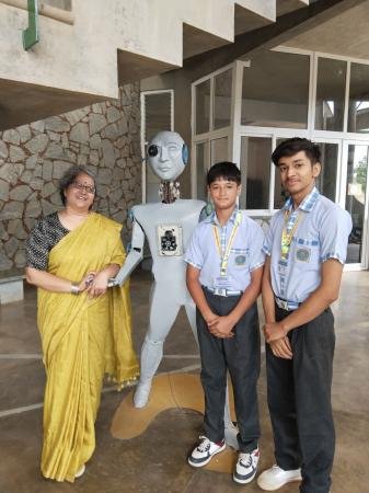 Students with principal mam